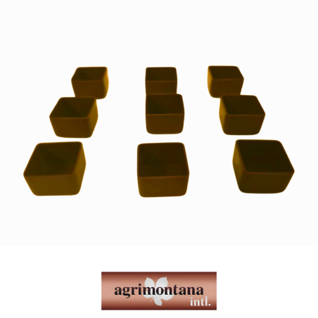 Caissette carré plat 25*25*9 - 567 pcs  