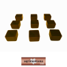 Caissette carré plat 25*25*9 - 567 pcs  