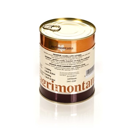 Griottes Amarena confites sirop léger  1kg 
