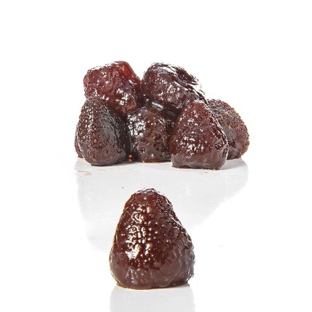 Petites fraises confites au sirop leger *3